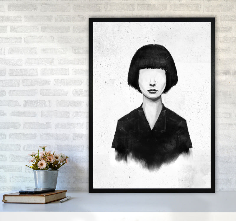 What You See Is What You Get Art Print by Balaz Solti A1 White Frame