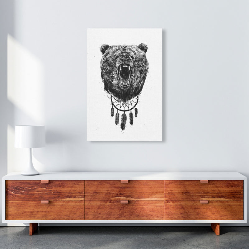 Don't Wake The Bear Animal Art Print by Balaz Solti A1 Canvas