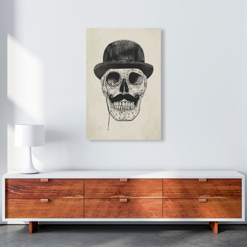 Gentlemen Never Die Skull Art Print by Balaz Solti A1 Canvas
