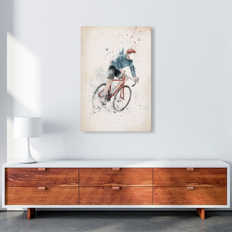 I Want To Ride My Bicycle Art Print by Balaz Solti A1 Canvas