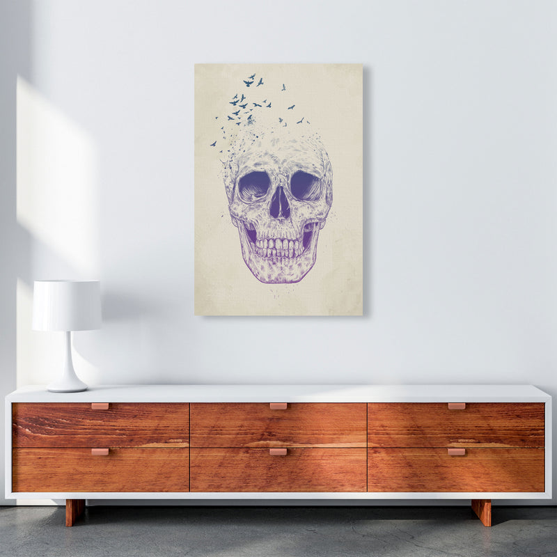 Let Them Fly Skull II Gothic Art Print by Balaz Solti A1 Canvas