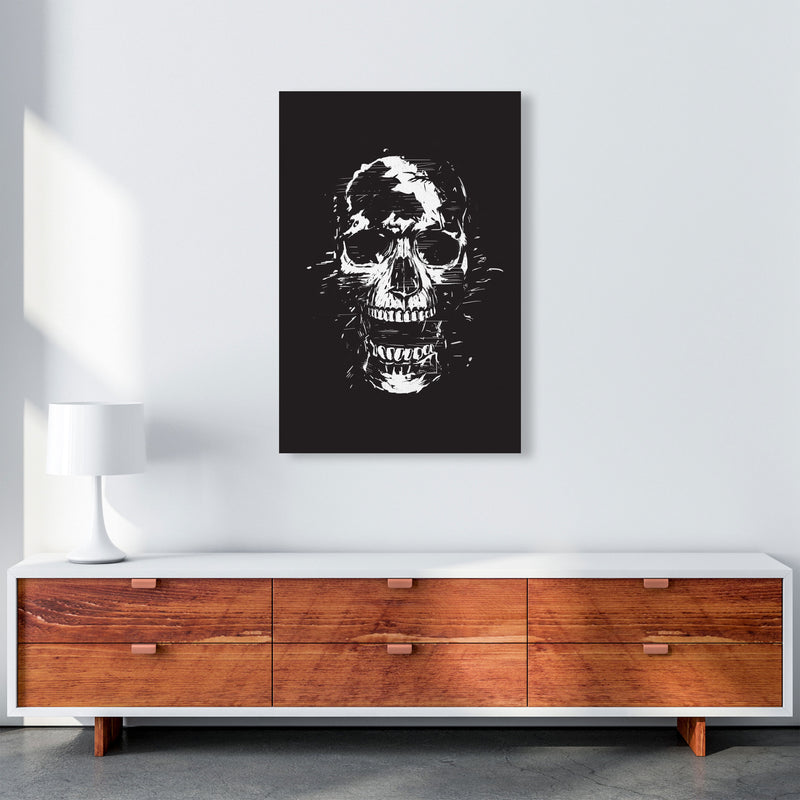 Scream Skull Black by Balaz Solti A1 Canvas