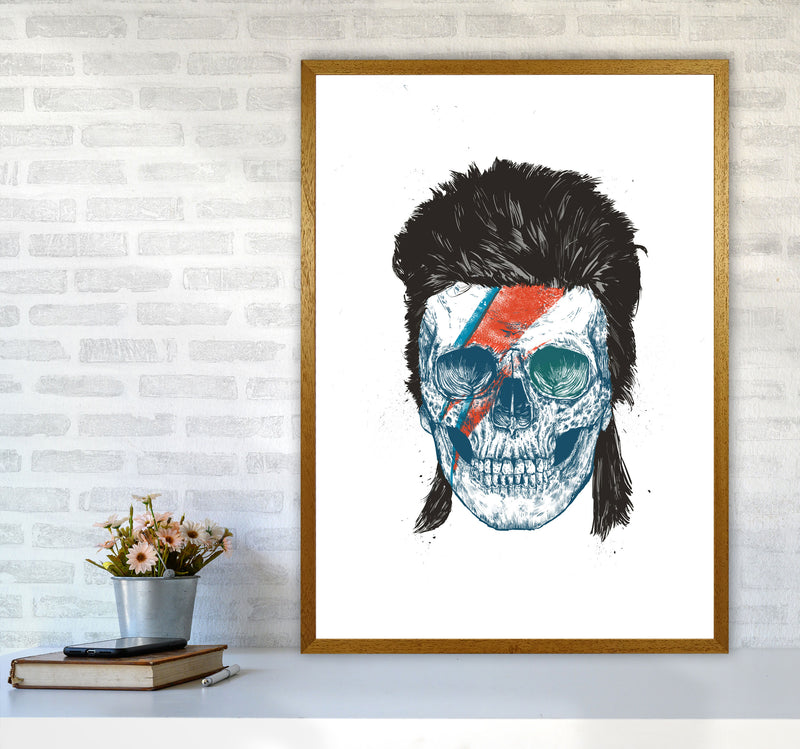 Bowie's Skull Gothic Art Print by Balaz Solti A1 Print Only