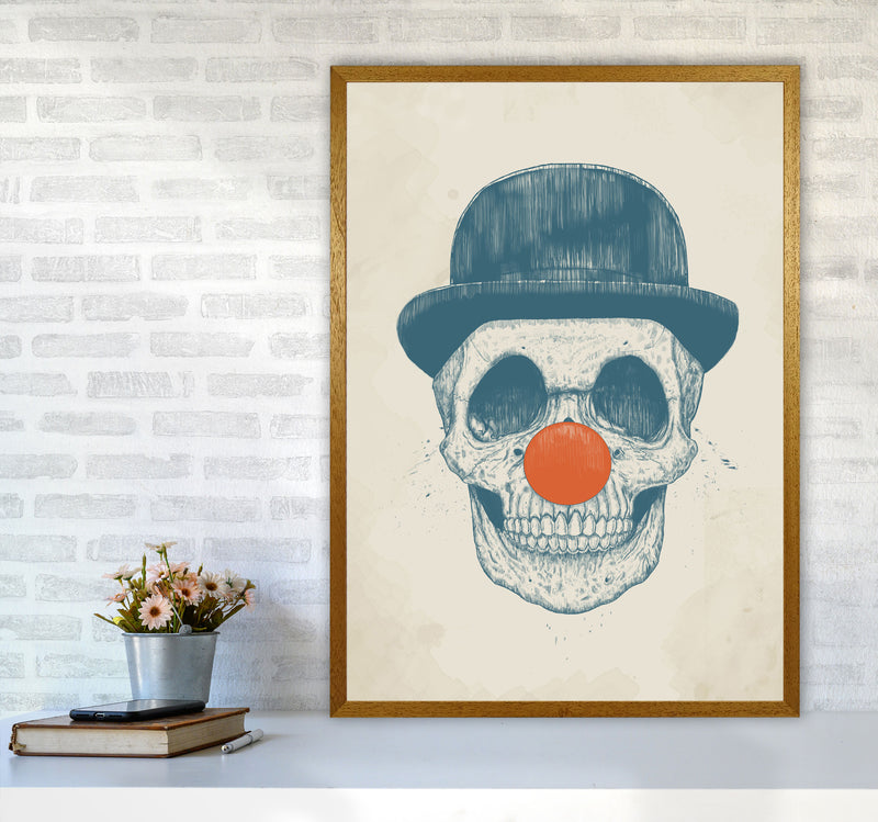 Dead Clown Skull Gothic Art Print by Balaz Solti A1 Print Only