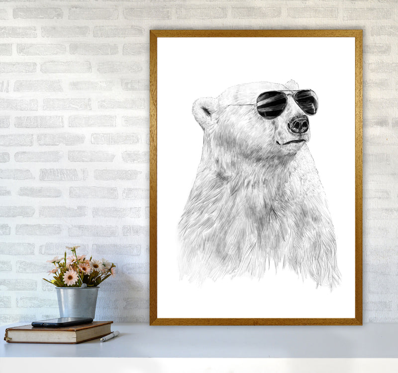 Don't Let The Sun Go Down Bear Animal Art Print by Balaz Solti A1 Print Only