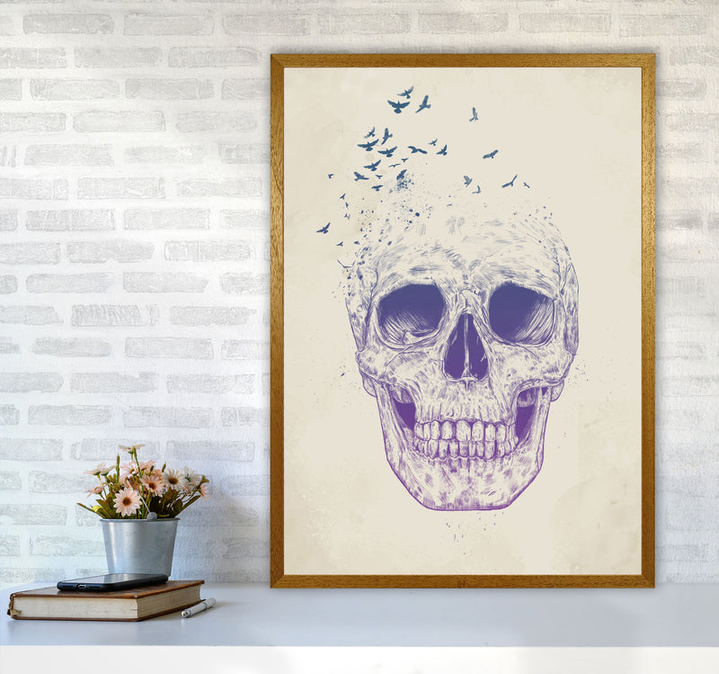 Let Them Fly Skull II Gothic Art Print by Balaz Solti A1 Print Only