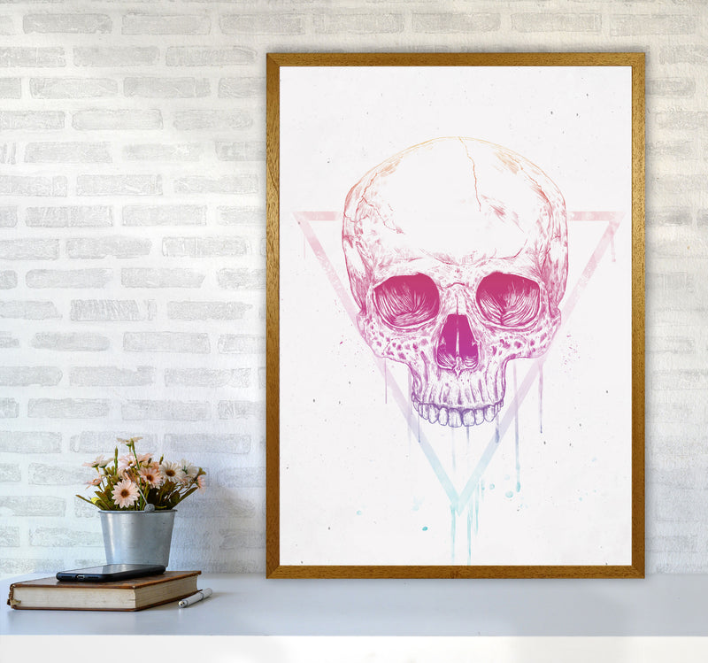 Skull In Triangle Art Print by Balaz Solti A1 Print Only