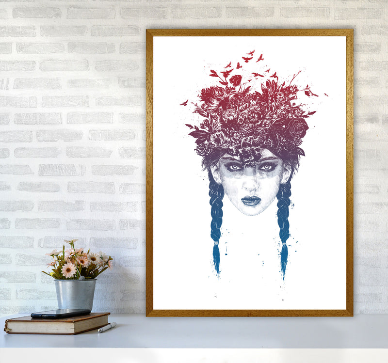Summer Queen Colour Art Print by Balaz Solti A1 Print Only