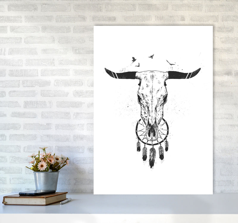 Beautiful Dream B&W Animal Art Print by Balaz Solti A1 Black Frame