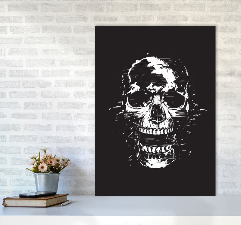 Scream Skull Black by Balaz Solti A1 Black Frame