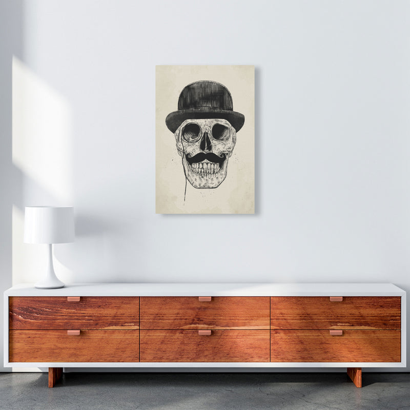 Gentlemen Never Die Skull Art Print by Balaz Solti A2 Canvas