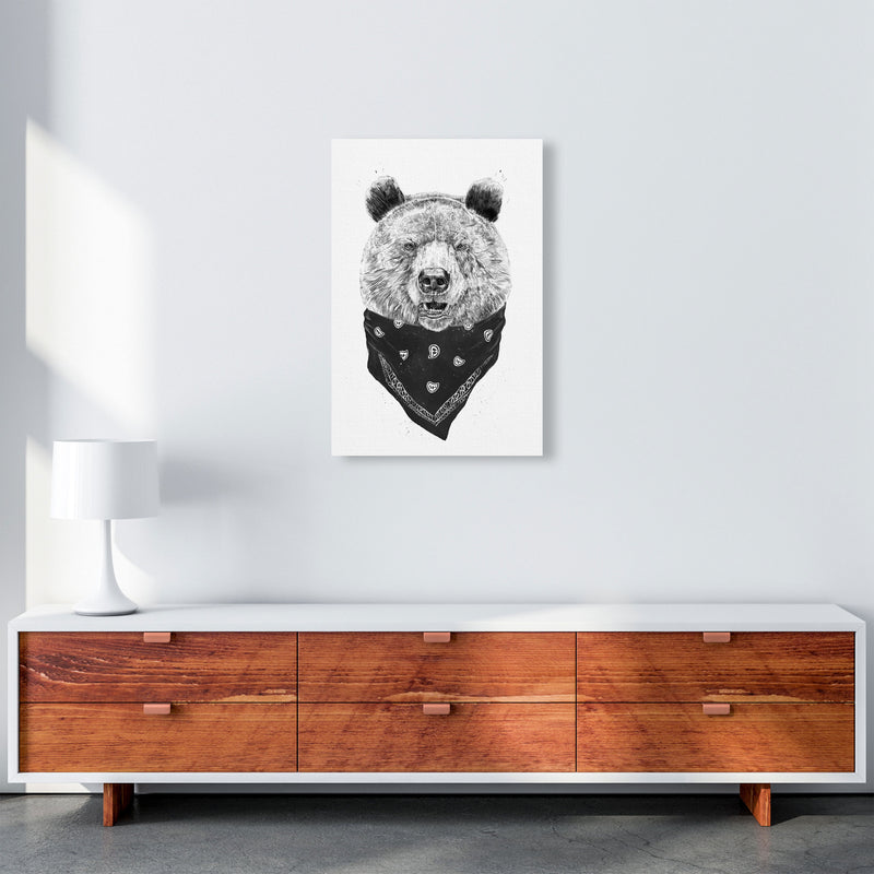 Wild Bear Animal Art Print by Balaz Solti A2 Canvas
