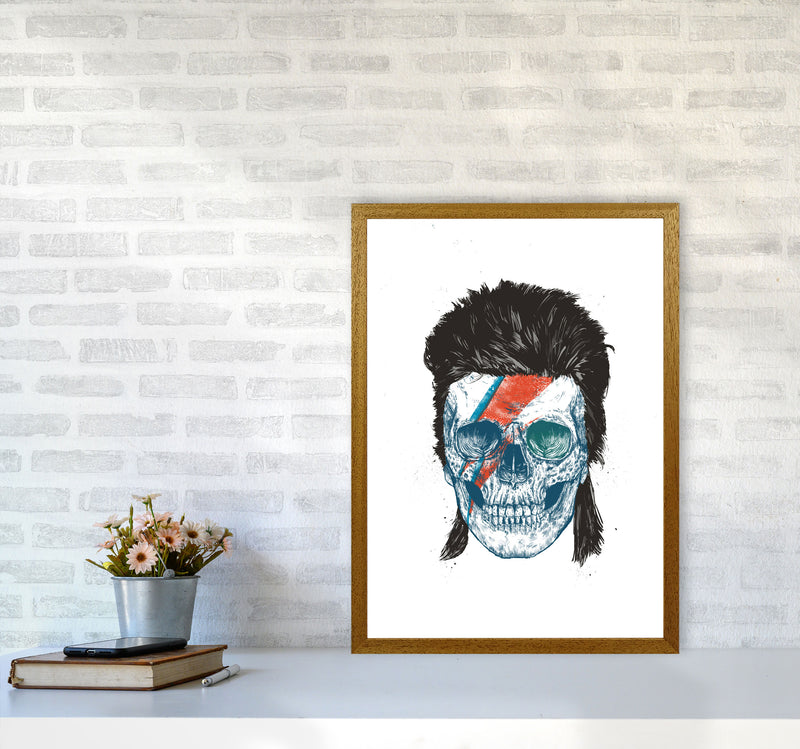 Bowie's Skull Gothic Art Print by Balaz Solti A2 Print Only