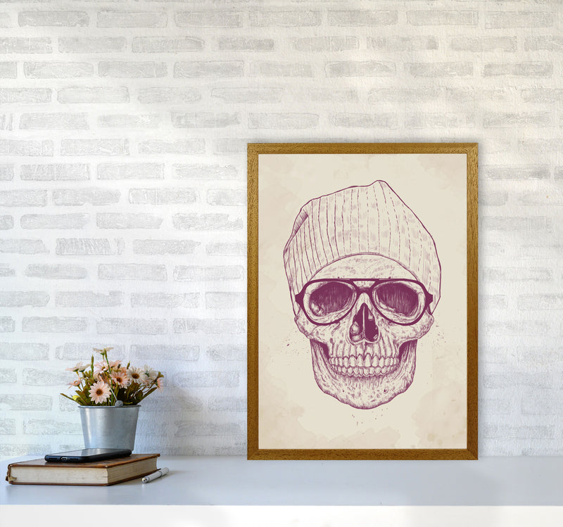 Cool Hipster Skull Gothic Art Print by Balaz Solti A2 Print Only