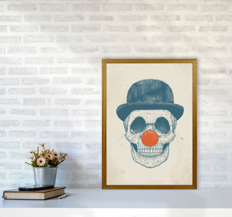 Dead Clown Skull Gothic Art Print by Balaz Solti A2 Print Only