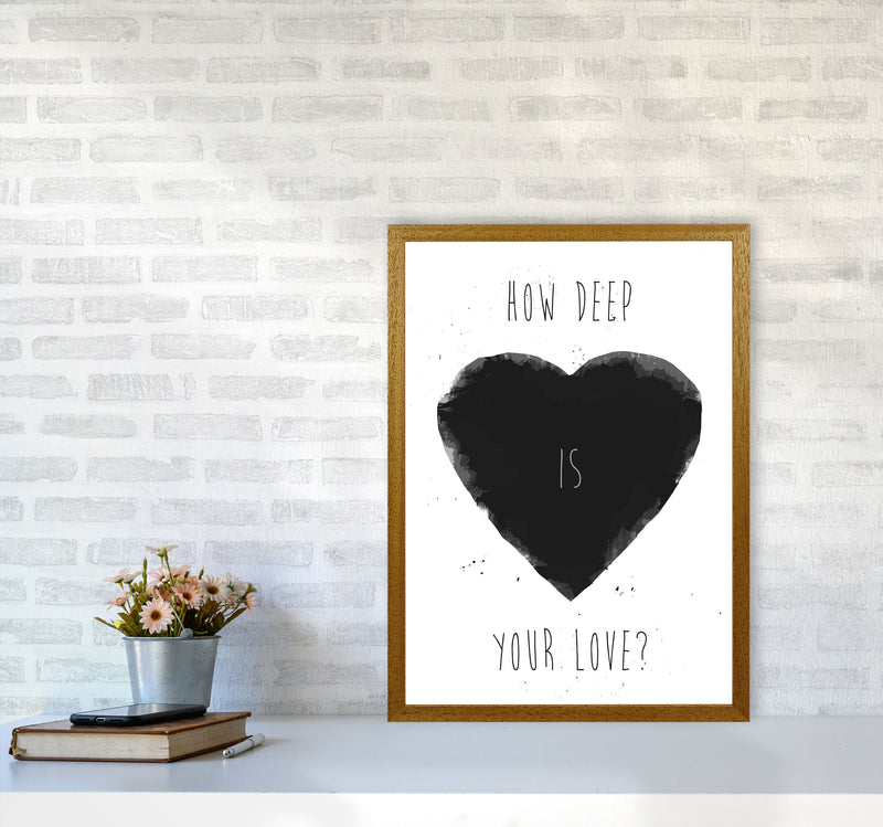 How Deep Is Your Love? Art Print by Balaz Solti A2 Print Only