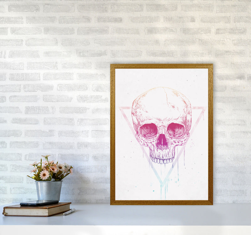 Skull In Triangle Art Print by Balaz Solti A2 Print Only