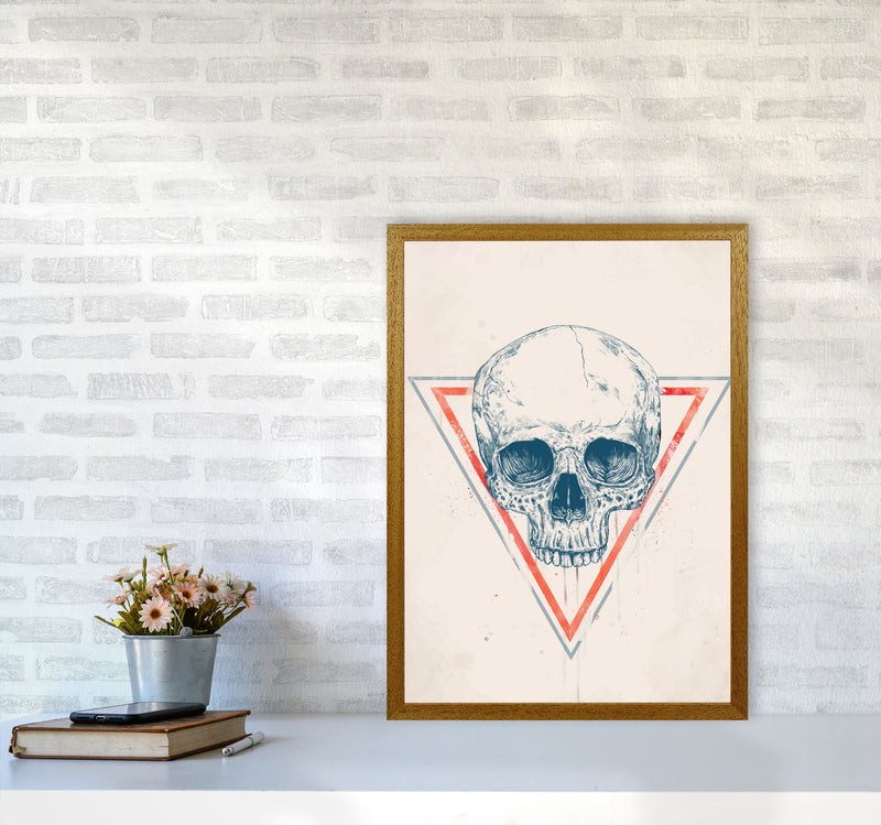 Skull In Triangles Art Print by Balaz Solti A2 Print Only