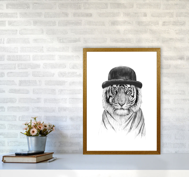 Welcome To The Jungle Tiger Animal Art Print by Balaz Solti A2 Print Only