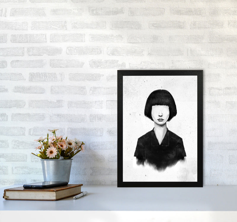 What You See Is What You Get Art Print by Balaz Solti A3 White Frame