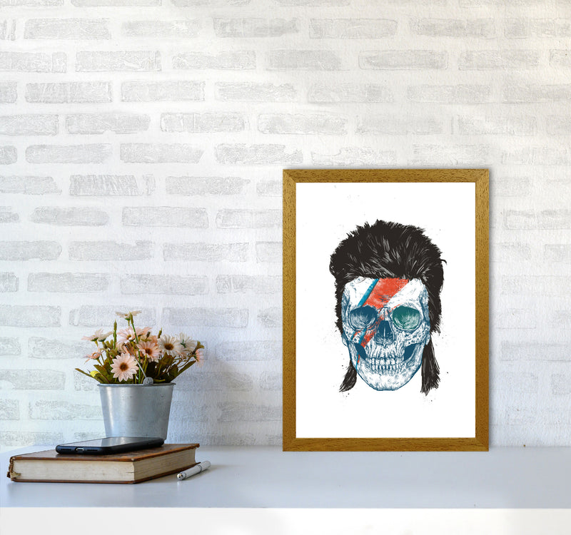 Bowie's Skull Gothic Art Print by Balaz Solti A3 Print Only