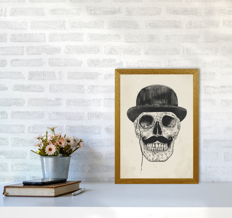 Gentlemen Never Die Skull Art Print by Balaz Solti A3 Print Only