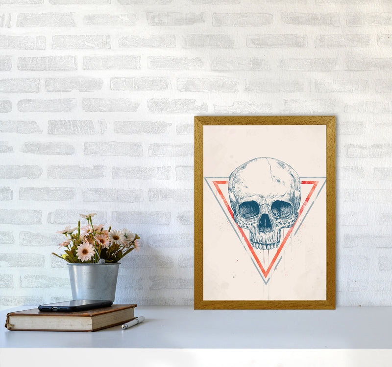 Skull In Triangles Art Print by Balaz Solti A3 Print Only