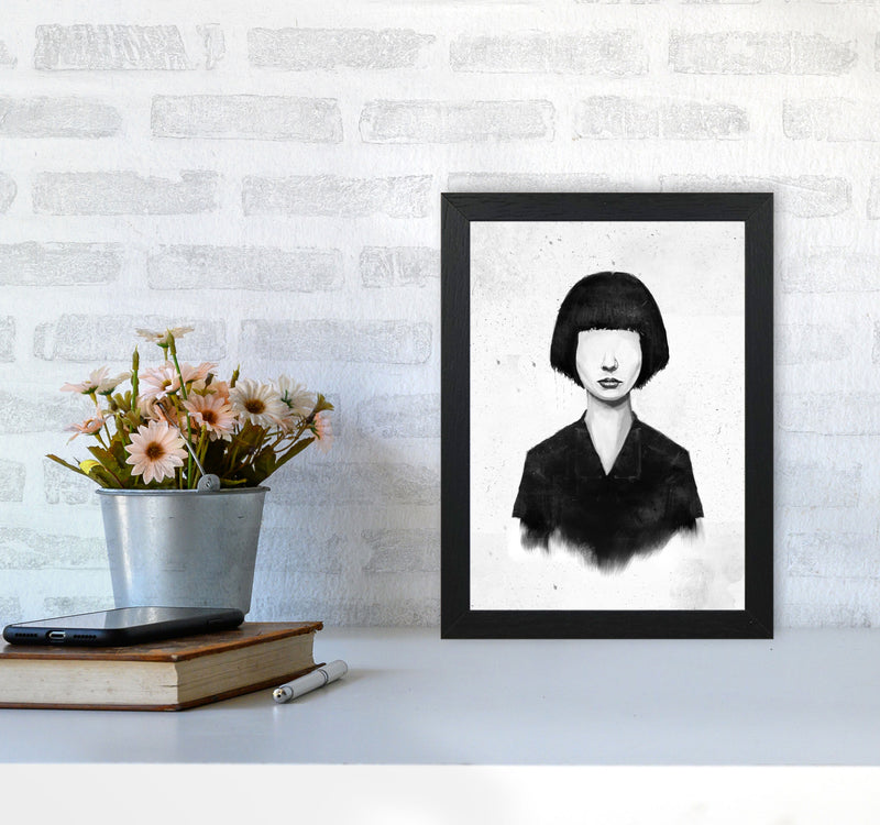 What You See Is What You Get Art Print by Balaz Solti A4 White Frame