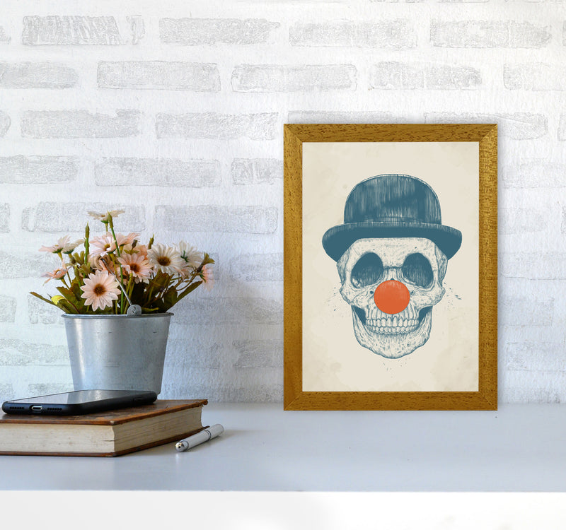 Dead Clown Skull Gothic Art Print by Balaz Solti A4 Print Only