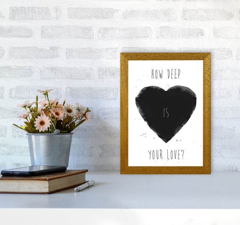 How Deep Is Your Love? Art Print by Balaz Solti A4 Print Only