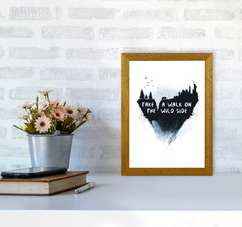 Walk On The Wild Side Art Print by Balaz Solti A4 Print Only