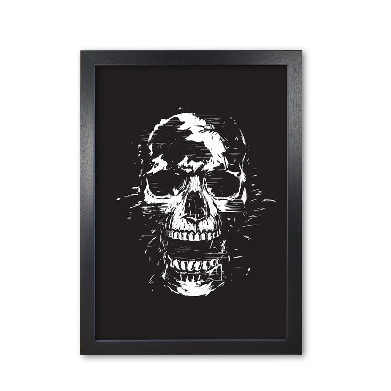 Scream Skull Black by Balaz Solti Black Grain