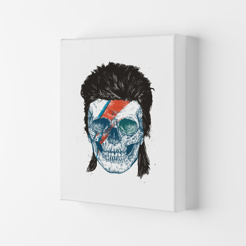 Bowie's Skull Gothic Art Print by Balaz Solti Canvas