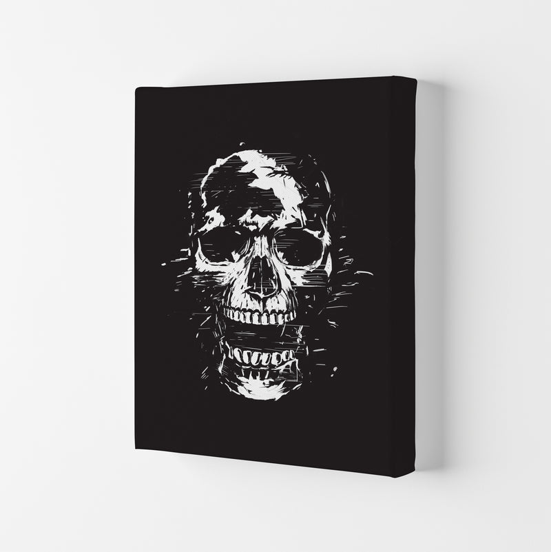 Scream Skull Black by Balaz Solti Canvas