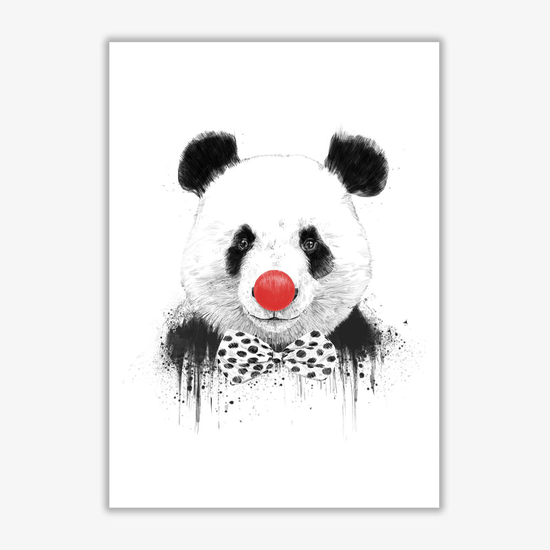 Clown Panda Animal Art Print by Balaz Solti Print Only
