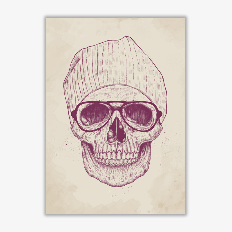 Cool Hipster Skull Gothic Art Print by Balaz Solti Print Only
