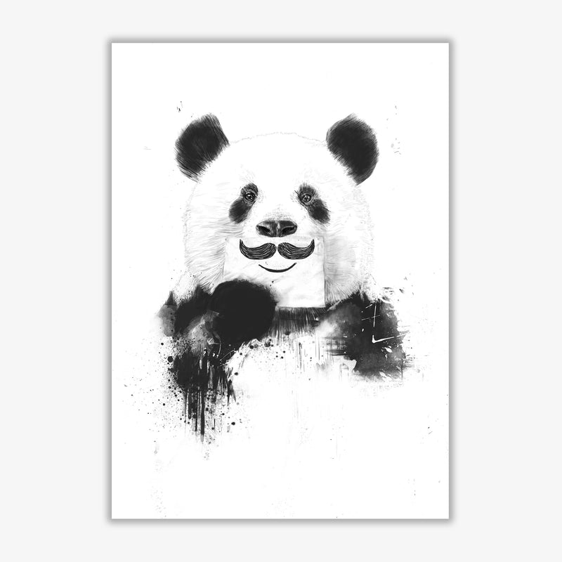 Funny Panda Animal Art Print by Balaz Solti Print Only