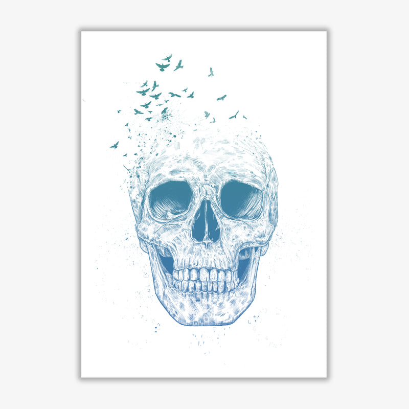 Let Them Fly Skull Gothic Art Print by Balaz Solti Print Only