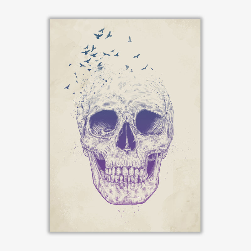 Let Them Fly Skull II Gothic Art Print by Balaz Solti Print Only