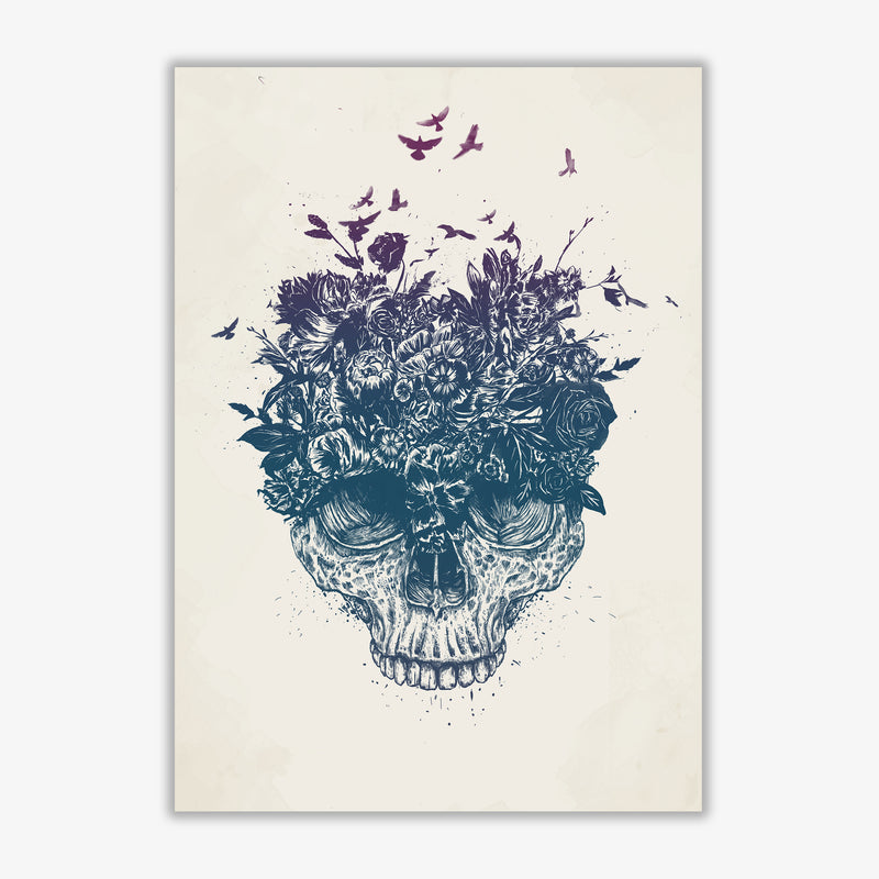 My Head Is A Jungle Skull Art Print by Balaz Solti Print Only