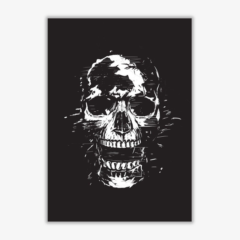 Scream Skull Black by Balaz Solti Print Only