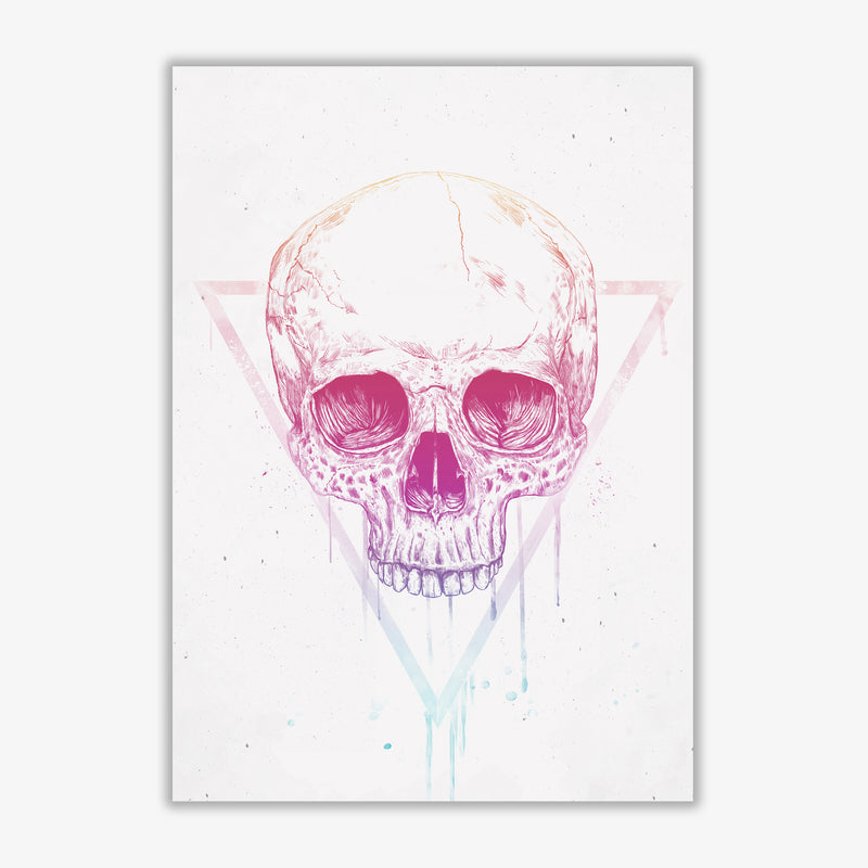 Skull In Triangle Art Print by Balaz Solti Print Only