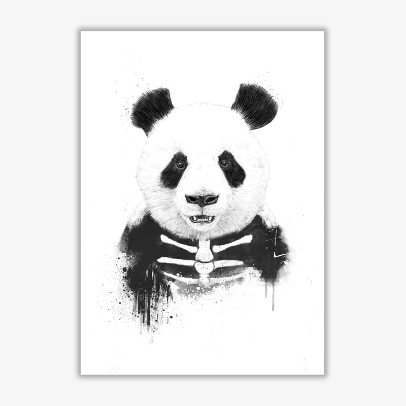 Zombie Panda Animal Art Print by Balaz Solti Print Only