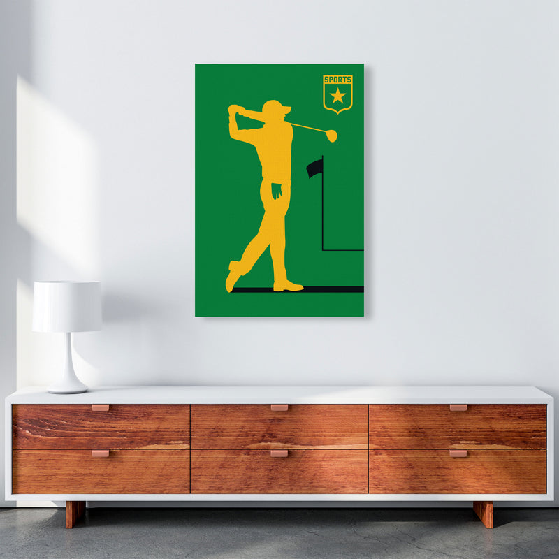 Golf Green Art Print by Bo Lundberg A1 Canvas