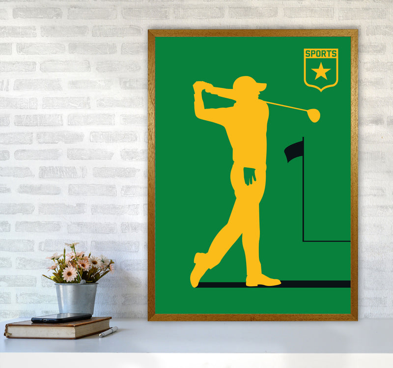 Golf Green Art Print by Bo Lundberg A1 Print Only