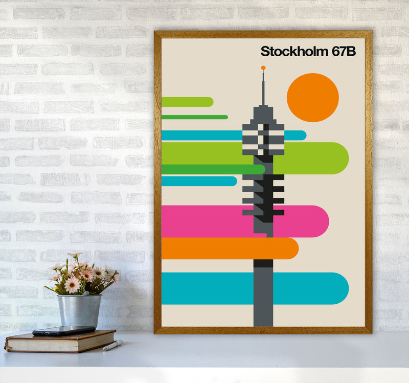 Stockholm 67B Art Print by Bo Lundberg A1 Print Only