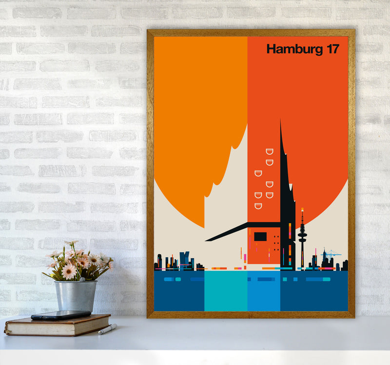 Hamburg 17 Art Print by Bo Lundberg A1 Print Only