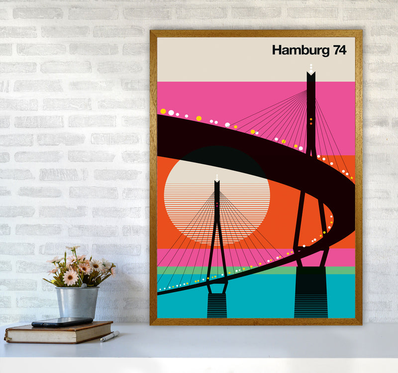 Hamburg 74 Art Print by Bo Lundberg A1 Print Only