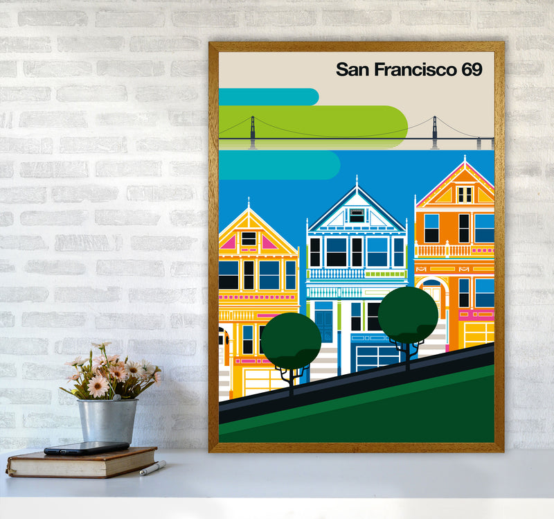 San Francisco 69 Art Print by Bo Lundberg A1 Print Only