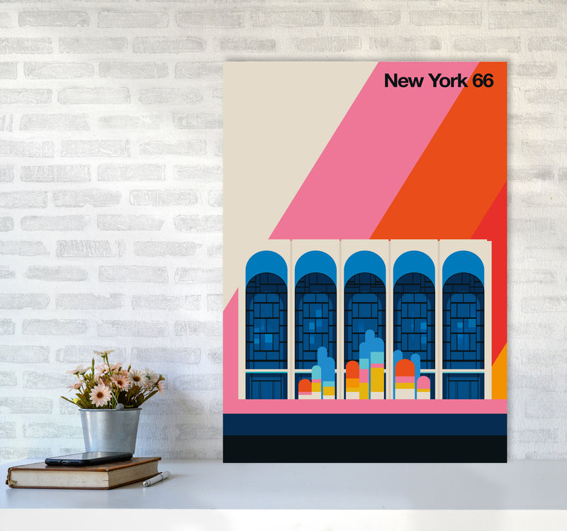 New York 66 Art Print by Bo Lundberg A1 Black Frame